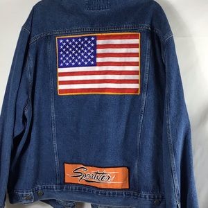 Wrangler Hero Denim Jean Jacket Mens 3XL Vintage